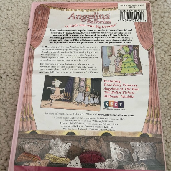 2. Angelina Ballerina-A Little Star  with Big Dreams DVDs - Picture 10 of 14